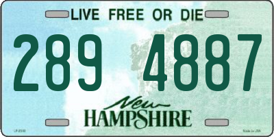 NH license plate 2894887