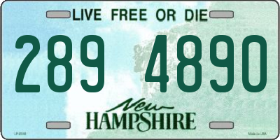 NH license plate 2894890