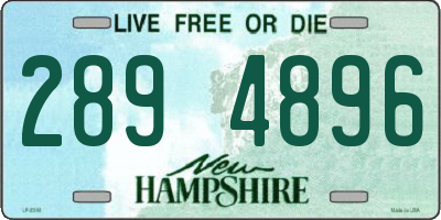NH license plate 2894896