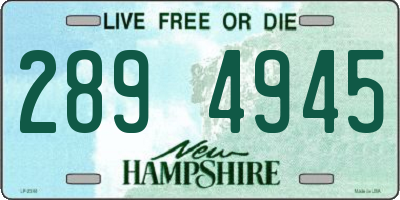 NH license plate 2894945