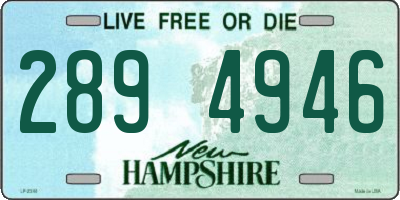 NH license plate 2894946
