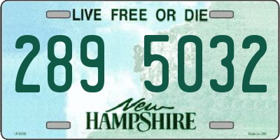 NH license plate 2895032