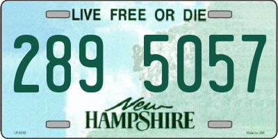NH license plate 2895057