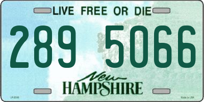 NH license plate 2895066