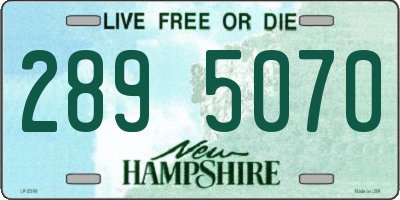 NH license plate 2895070