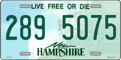 NH license plate 2895075