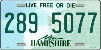 NH license plate 2895077