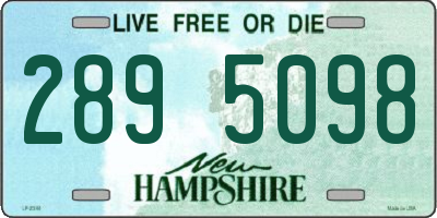 NH license plate 2895098