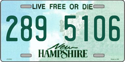 NH license plate 2895106