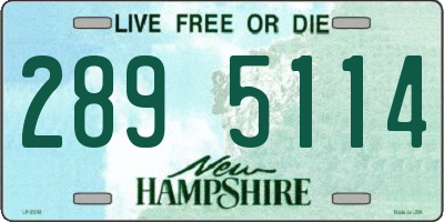 NH license plate 2895114