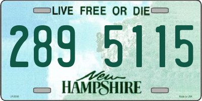 NH license plate 2895115