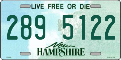 NH license plate 2895122