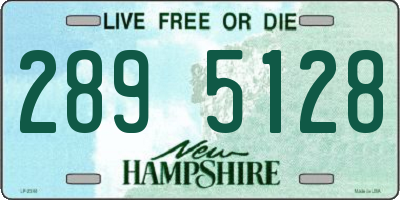 NH license plate 2895128