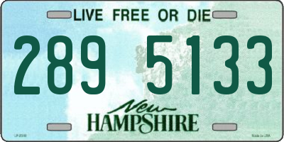 NH license plate 2895133