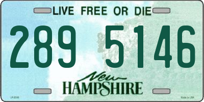 NH license plate 2895146