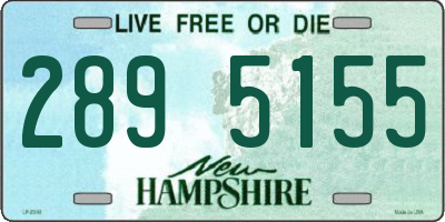 NH license plate 2895155