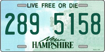 NH license plate 2895158