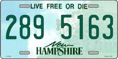 NH license plate 2895163
