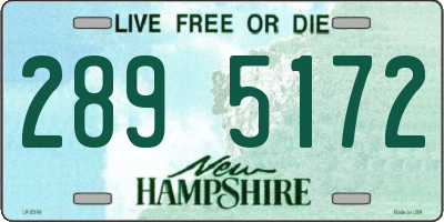 NH license plate 2895172