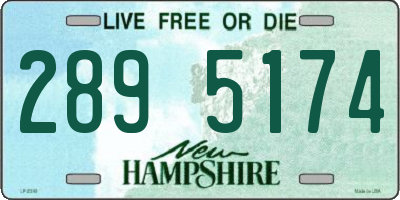 NH license plate 2895174