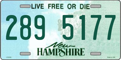 NH license plate 2895177