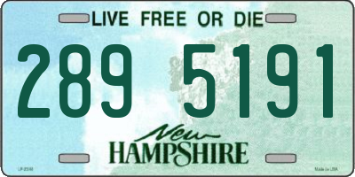 NH license plate 2895191