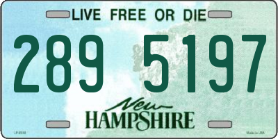 NH license plate 2895197