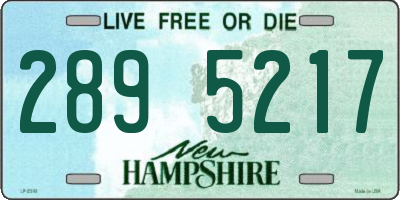 NH license plate 2895217