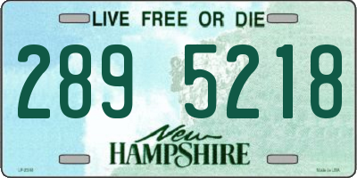 NH license plate 2895218