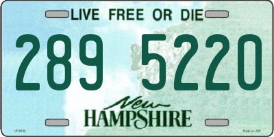 NH license plate 2895220