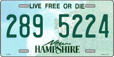 NH license plate 2895224