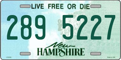 NH license plate 2895227
