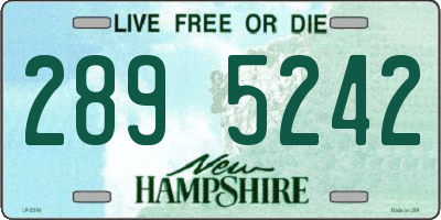 NH license plate 2895242