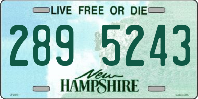 NH license plate 2895243