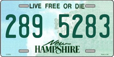 NH license plate 2895283