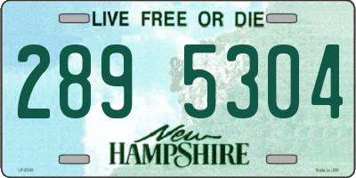 NH license plate 2895304