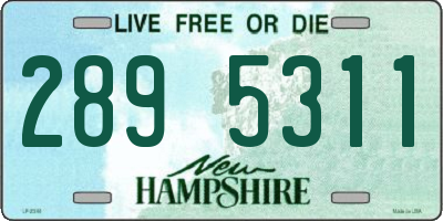 NH license plate 2895311
