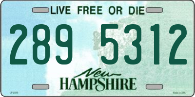 NH license plate 2895312