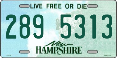 NH license plate 2895313