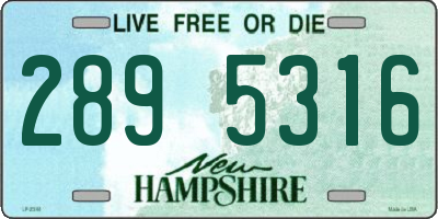NH license plate 2895316