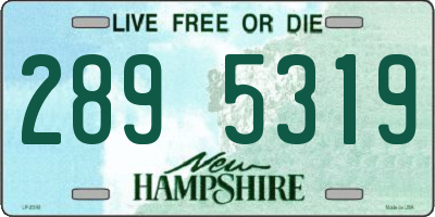 NH license plate 2895319