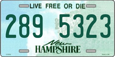 NH license plate 2895323
