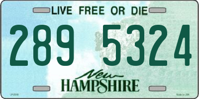NH license plate 2895324