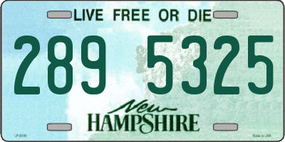 NH license plate 2895325