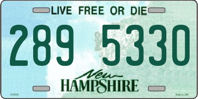 NH license plate 2895330
