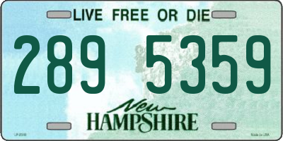 NH license plate 2895359