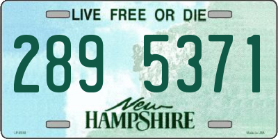 NH license plate 2895371