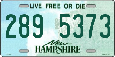 NH license plate 2895373