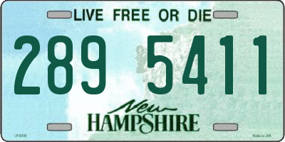 NH license plate 2895411