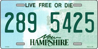 NH license plate 2895425